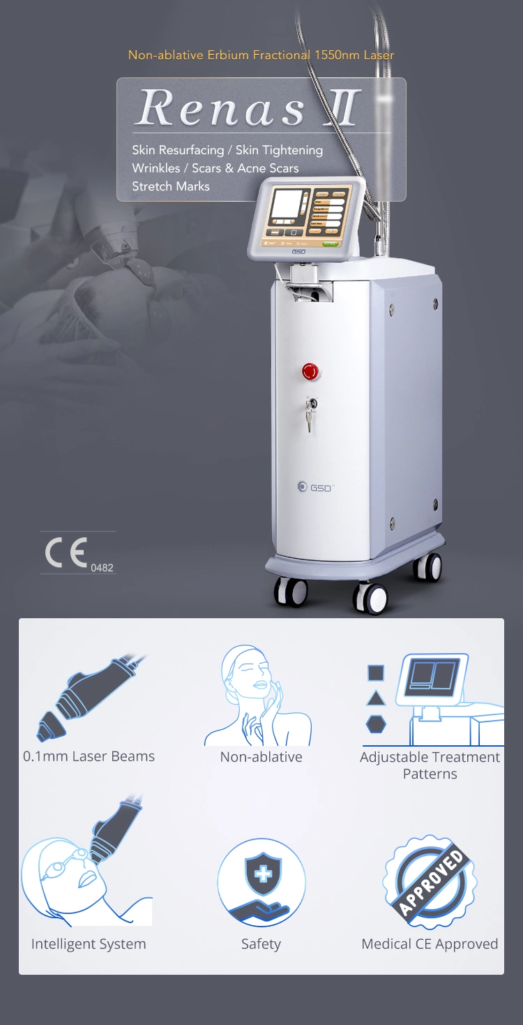 4D Design 1540nm Wavelength Erbium Er Laser Skin Treatment Machine Skin Anti-Aging Face Lifting Mouth Lifting Laser Acne Removal Skin Tightening Device