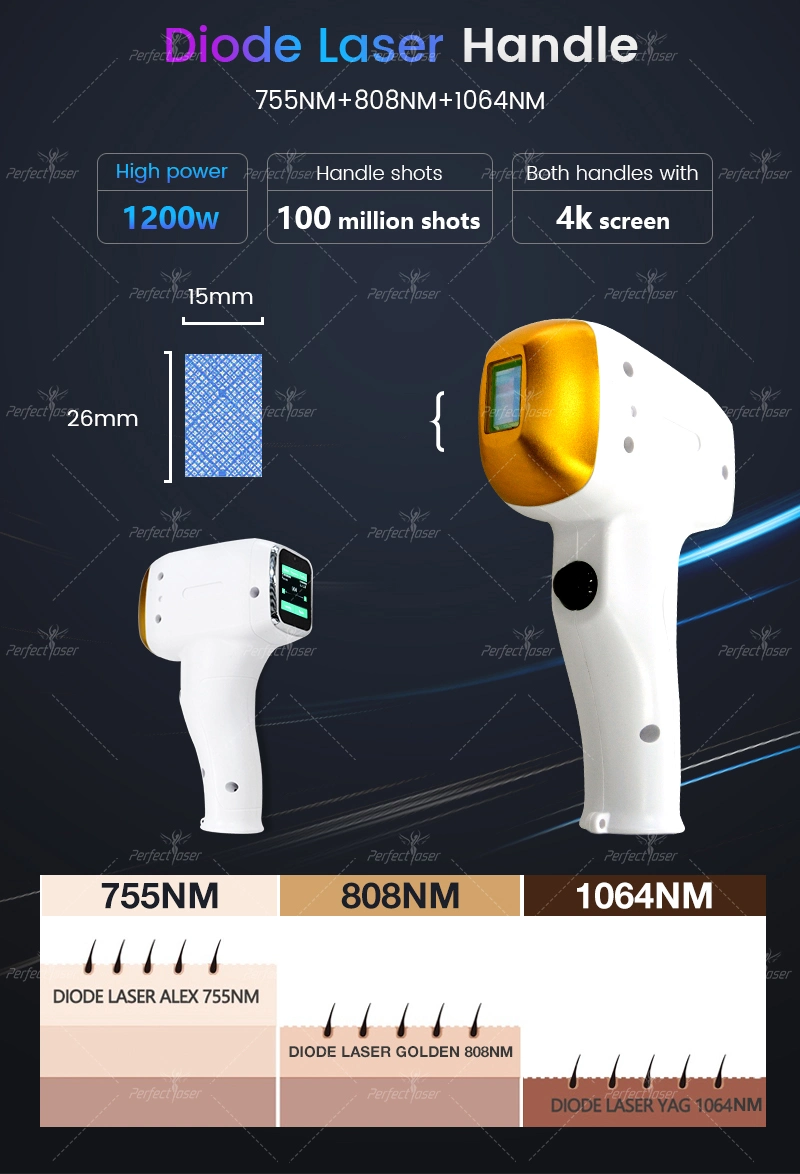 2023 New 808 1064 755nm High Quality Hair Removal Opt RF IPL Elight Dpl Sop Pigmentation Remove Rano Treat Skin Tighting Tight Titanium Ice Diode Laser with CE