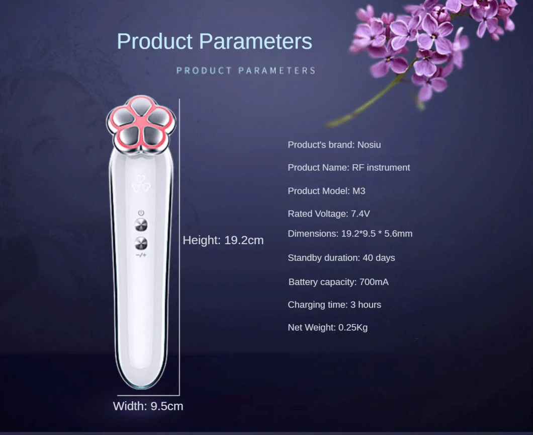 Portable RF Skin Tightening Beauty Instrument Beauty Personal Care Beauty Instrument Wrinkle Remover Device