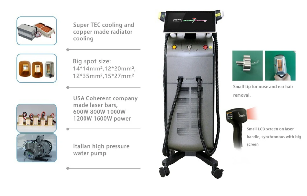 Promotion IPL ND YAG Laser Titanium XL Ice Laser /808 Diode Laser Hair Removal Machine /755 808 1064 Depilation 808nm Diode Ice Platinum Depilation Laser laser