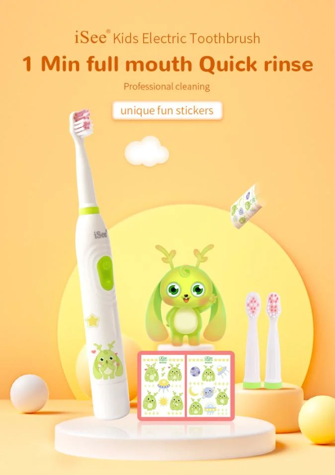 Electric Toothbrush Rechargeable Toothbrush DIY Stickers for Kids