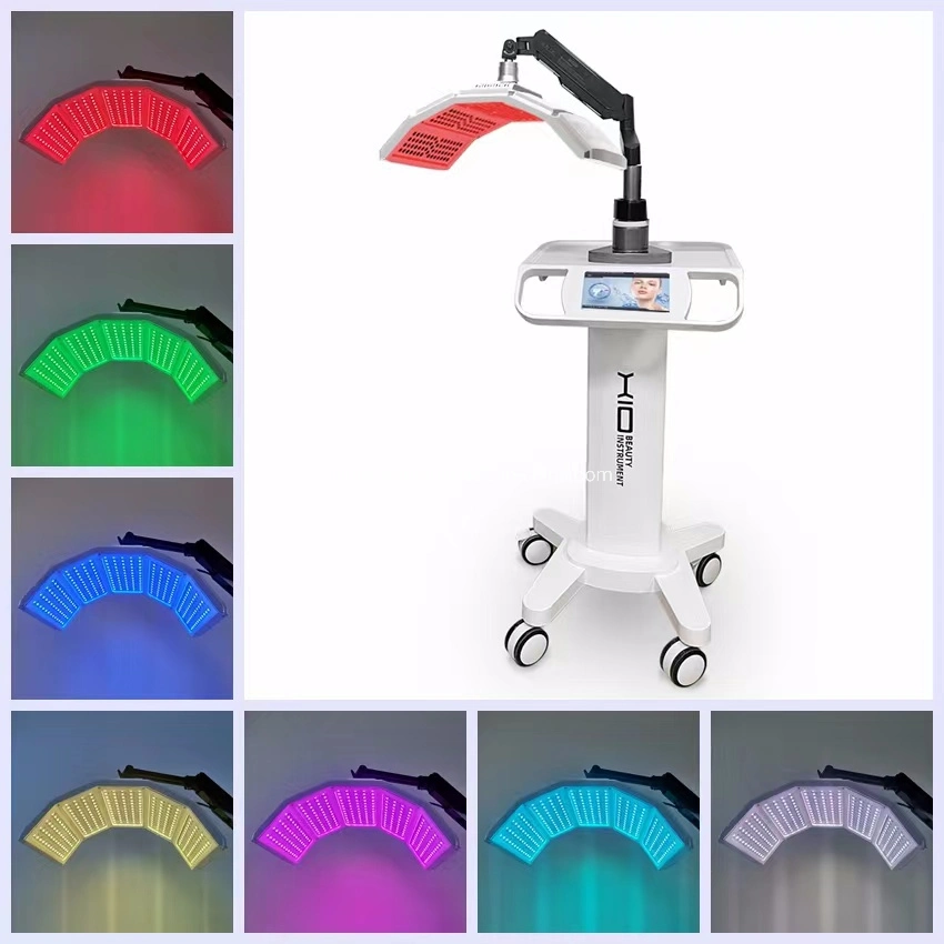 Acne Treatment LED Photodynamic Therapy PDT Light Therapy Device with 7 Colors Wrinkle Removal Device