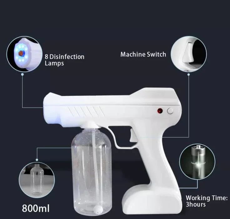 Portable Nano Gun Sprayer Mist Sanitizing Gun Sprayer Machine Sanitizer Mister Sprayer Disinfection