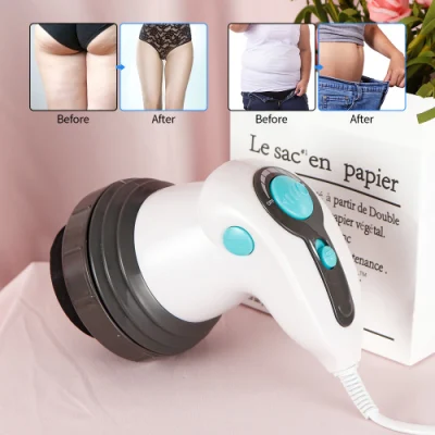 4 en 1 Vibration électrique Masseur complet du corps Amincissant le rouleau de massage pour la taille Perdre du poids Dispositif de levage du corps anti-cellulite