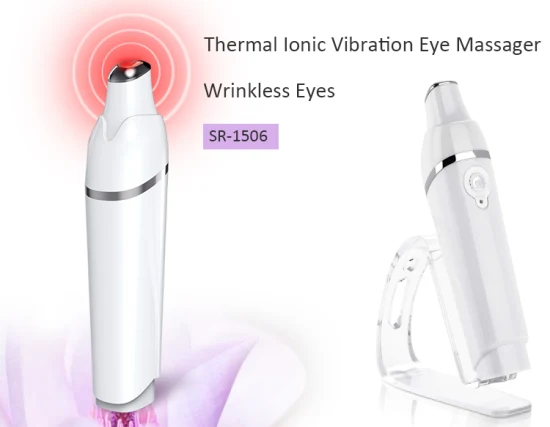 Mini dispositif de vibrateur électrique de soins de santé masseur d'oeil de stylo de tête chauffé