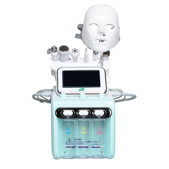 7 en 1 aspirateur nettoyage du visage Hydro eau Microdermabrasion Peel Machine nettoyant pour les pores Massage du visage soins de la peau RF appareil de beauté