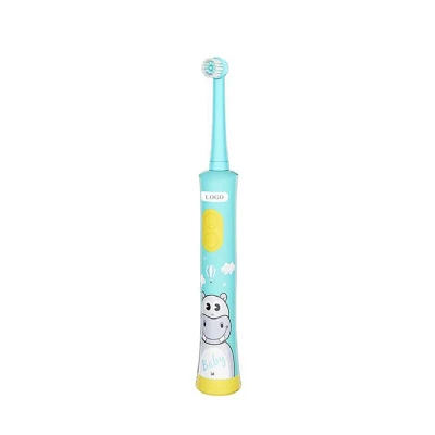 Brosse à dents électrique rotative rechargeable écologique pour enfants certifiée FDA avec musique