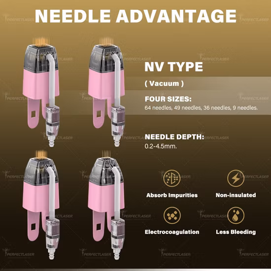 Dispositif professionnel de Microneedle de retrait de cicatrice d'acné de Microneedling de fournisseur supérieur